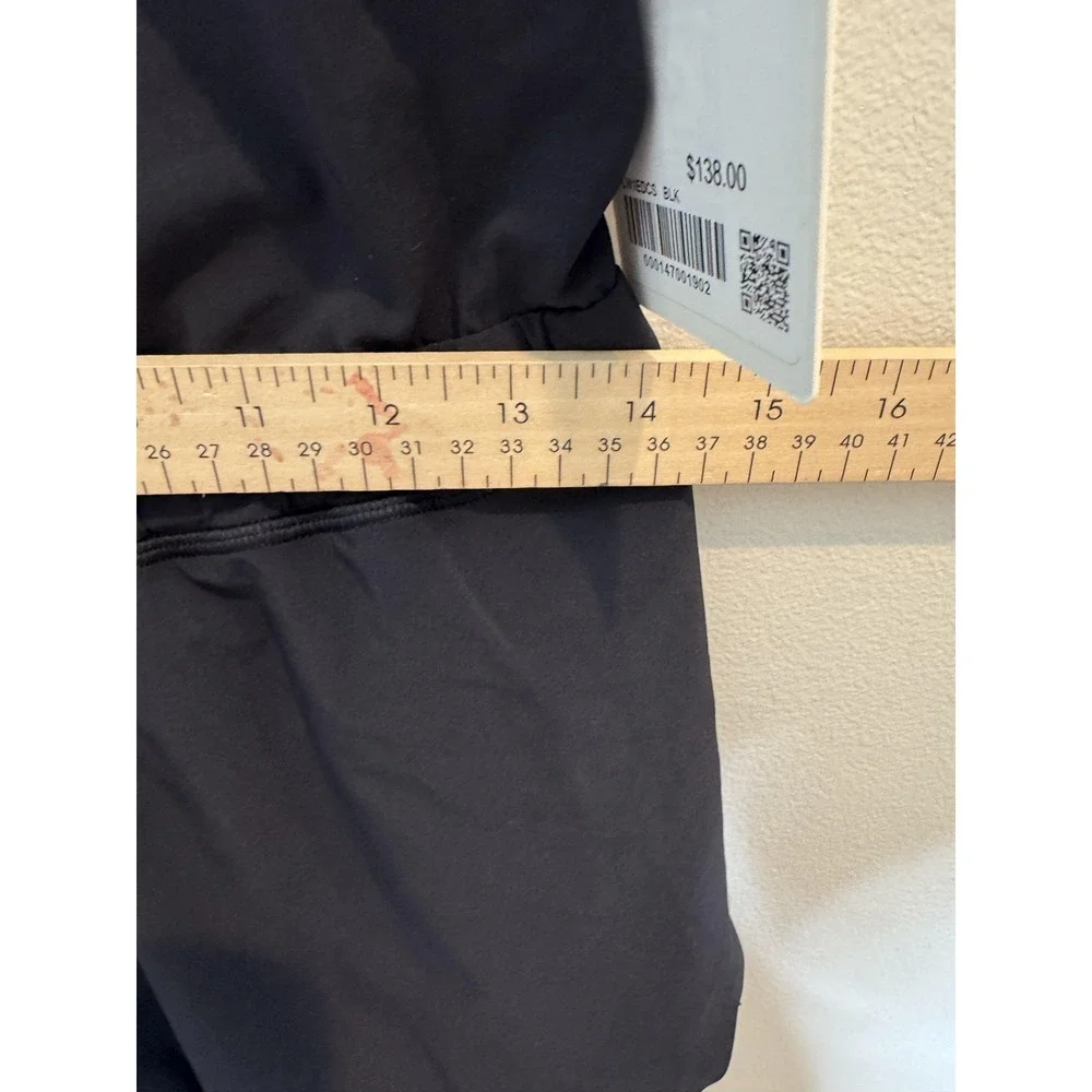 Lululemon Romper Womens 6 Black Open Back Running 3
